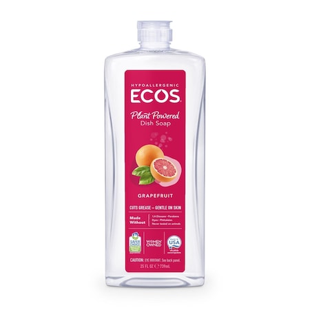 Earth Friendly Products ECOS PRO Grapefruit Scent Liquid Dish Soap 25 oz 1 pk 9722/6